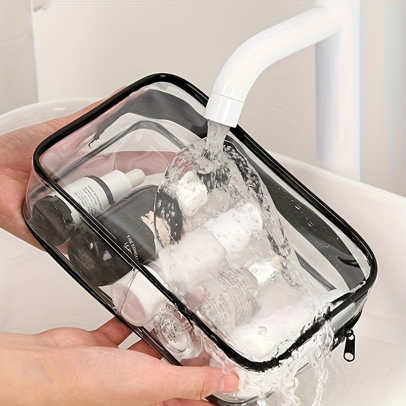 1 Buah Tas Rias Bening Transpa - Toiletry Bag Tsa ulasan dan harga