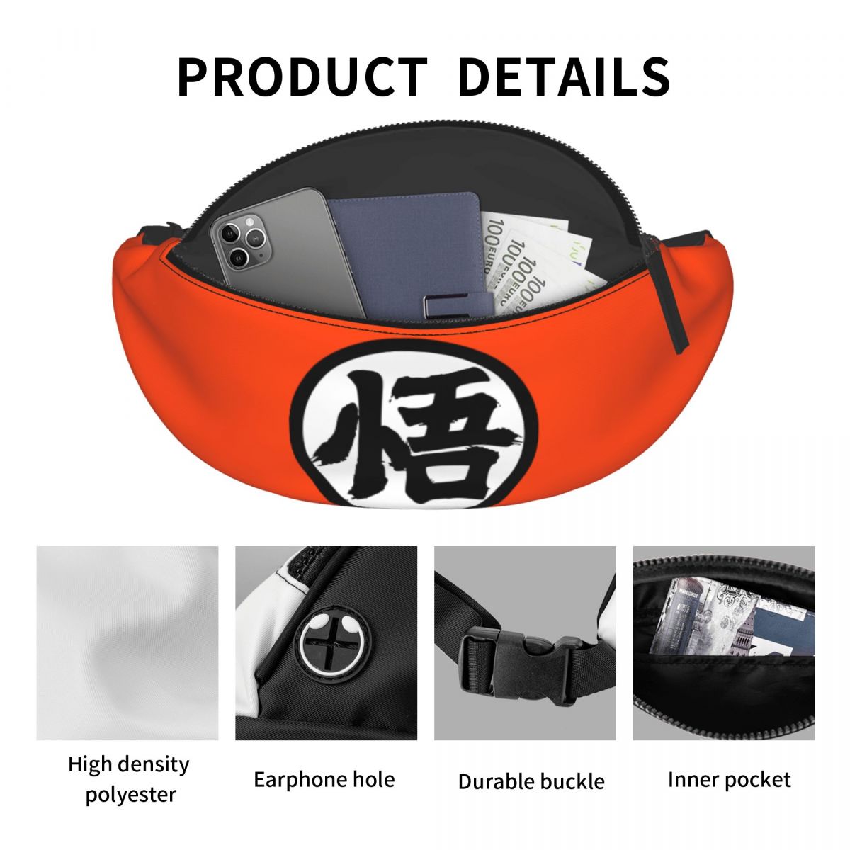 Tas Pinggang Kartun G-Gokues K - Travel Accessories Pouch For Men ulasan dan harga