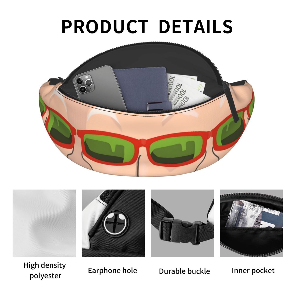Tas Pinggang Anime Custom M-Ma - Travel Accessories Pouch For Men ulasan dan harga