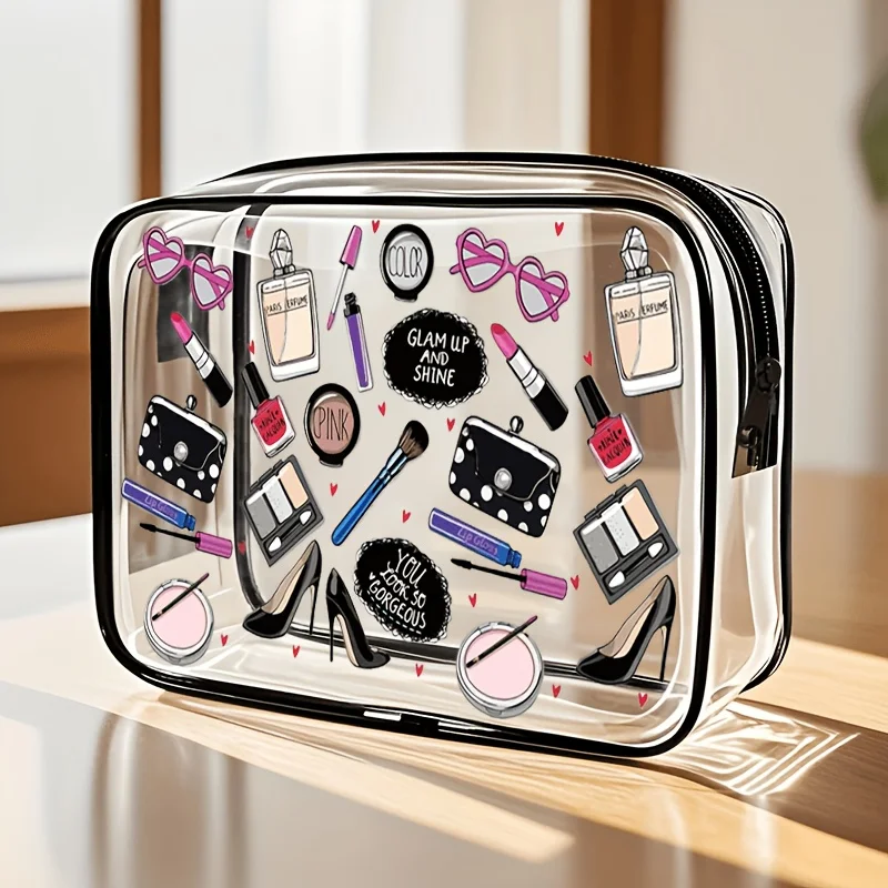1 Buah Tas Rias Bening Transpa - Toiletry Bag Tsa ulasan dan harga