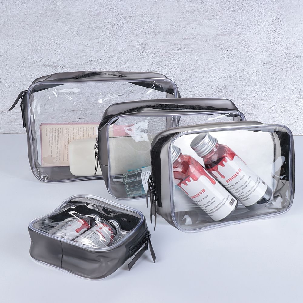 Tas kosmetik ritsleting transp - Toiletry Bag Tsa ulasan dan harga