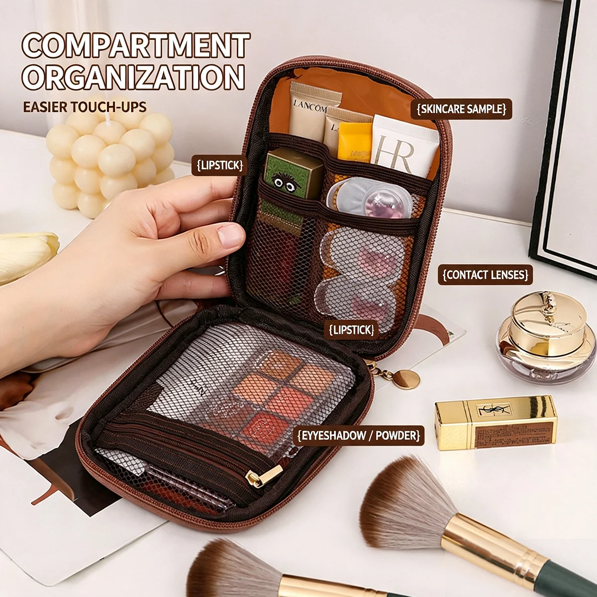 Kantong Kosmetik Transparan Po - Travel Z ulasan dan harga