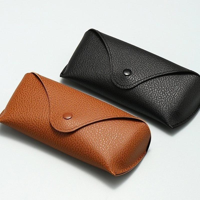 Kotak Kacamata Kulit PU Ringka - Travel Accessories Pouch For Men ulasan dan harga