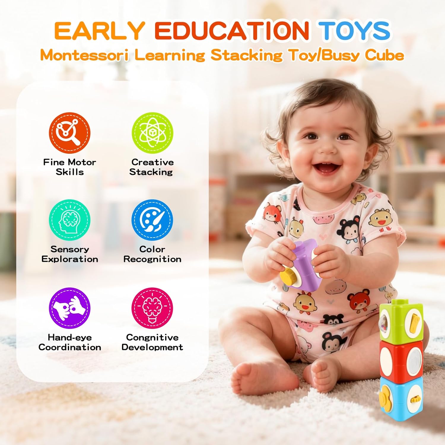 Kubus Aktivitas Montessori Bus - Travel Accessories Toddler ulasan dan harga
